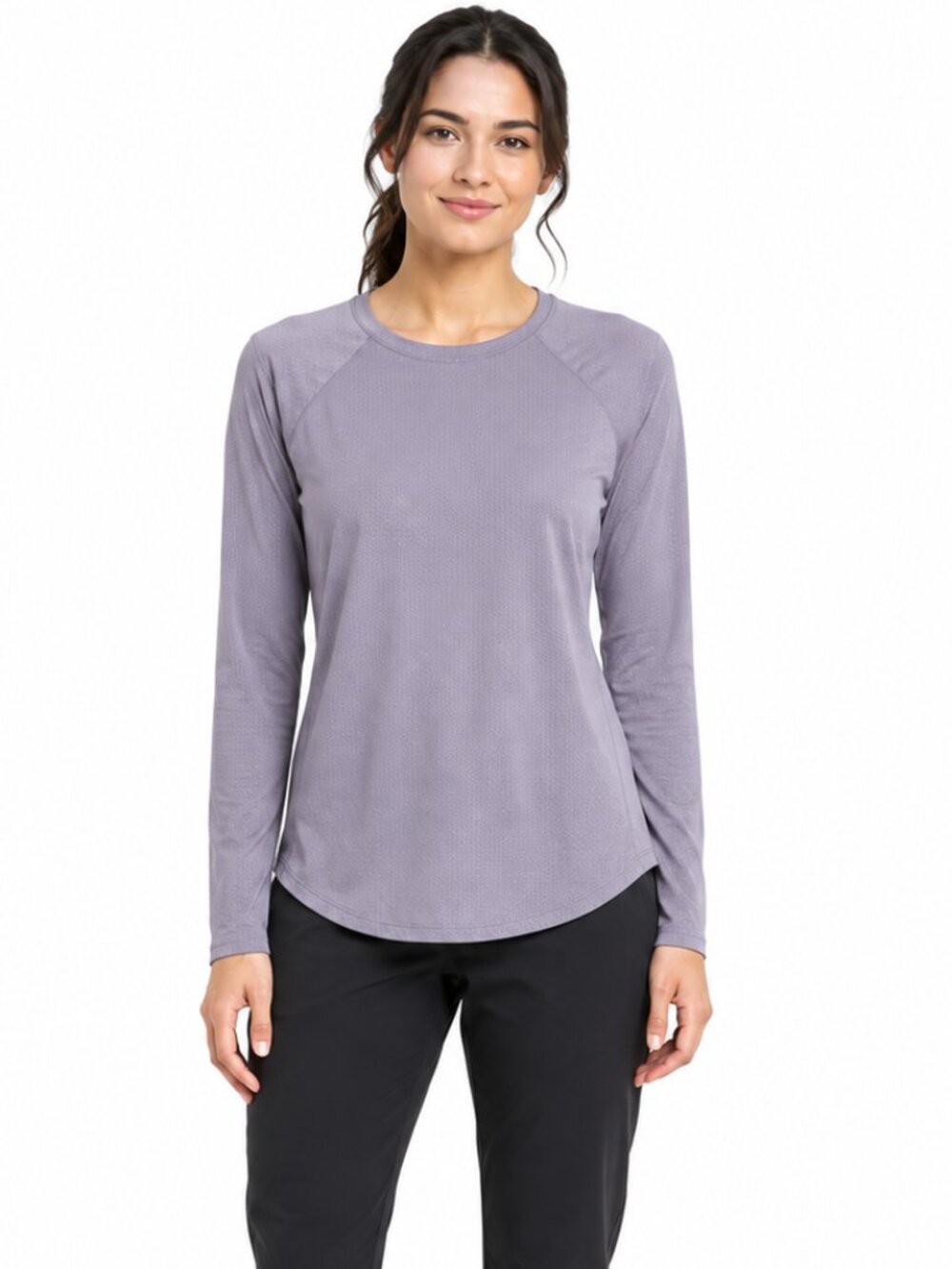 REI Co-Op Women's Long Sleeve Crew Neck Stretch Performance Shirt Size Small